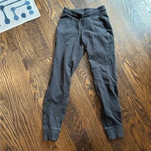 Black Lululemon joggers. Size 4